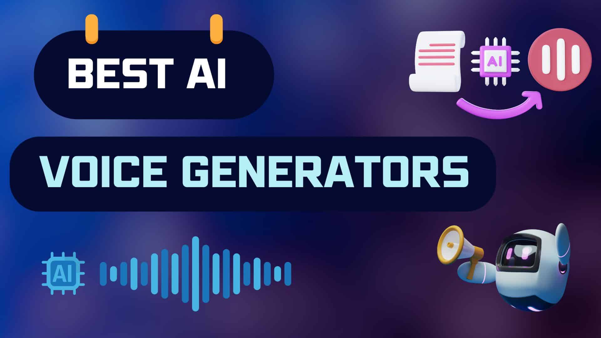 Best AI Voice Generator Tools in 2026 for Content Creators