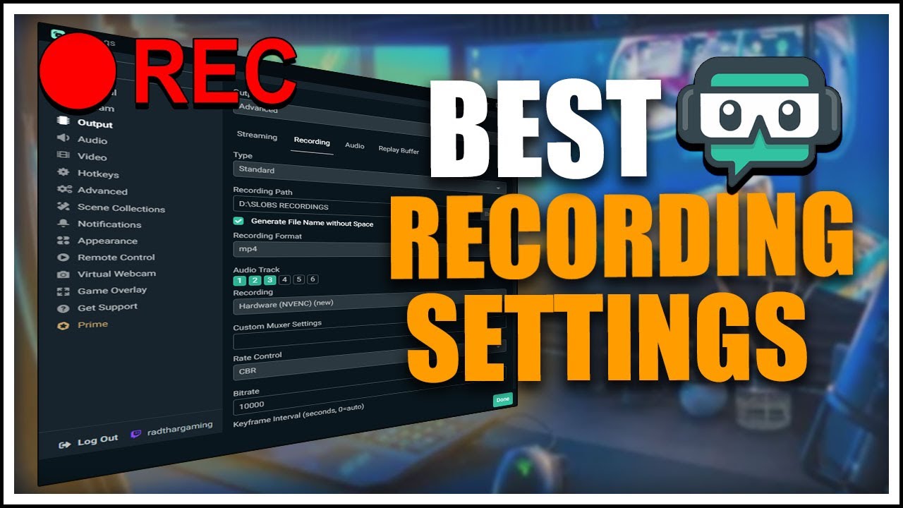 Best Screen Recording Settings for YouTube Tutorials